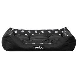 Reedog Puffy Black Paws Dog Bed
