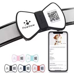 PawView Smart Tag férfi csokornyakkendő intelligens címke kutyáknak