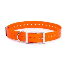 Collar de plástico naranja, 25 mm x 70 cm