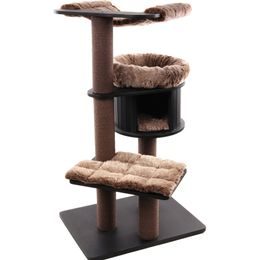 Flamingo Škrabací strom Raisa 2 Brown & Grey