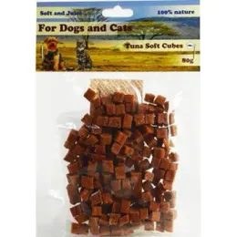 For Dogs and Cats Pochoutka Tuňákové kostky měkké 80g