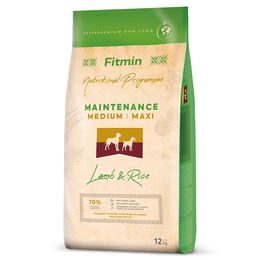 Termin ważności do 26.4. 2026: Fitmin Dog Medium/Maxi Maintenance Lamb & Rice 12 kg