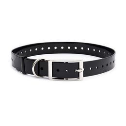Dogtrace Kunststoffhalsband schwarz, mit Öse, 20 mm x 70 cm