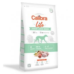 Expirace 9.8. 2026: Calibra Dog Life Junior Large Breed Chicken 12 kg