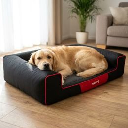 Cama para perros Reedog Glamour Ekolen Negra