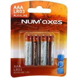 Batérie Num Axes AAA 4ks