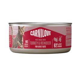 Carnilove Cat Can Paté Turkey & Reindeer 100 g