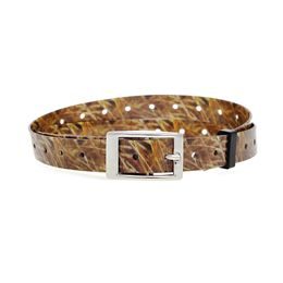 Collar de plástico para perro camuflaje marrón sin ojo, 2 x 70 cm