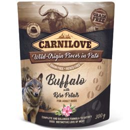 Carnilove Pouch Paté para Perros Búfalo con Pétalos de Rosa 300 g
