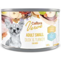 Calibra Dog Verve puszka GF Adult Small Duck & Turkey 200 g