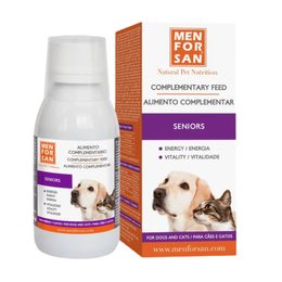 Menforsan Complementary feed for senior dogs and cats, 120 ml