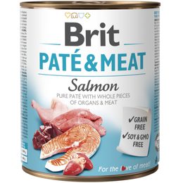 Brit Dose Paté & Meat Salmon 800 g