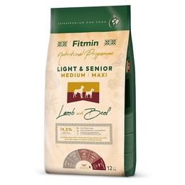 Expirace 19.6. 2026: Fitmin Dog Medium/Maxi Light Senior Lamb With Beef 12 kg