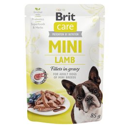 Brit Care Dog – Pliculeț Mini Fileturi în Sos cu Miel, 85 g