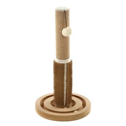 Scratching post for cats with ball tray Flamingo