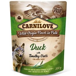 Carnilove Dog Pouch Paté de Pato con Hierba Timothy 300 g