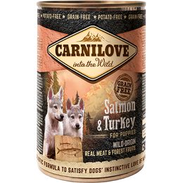 Carnilove Wild Meat Salmon & Turkey for Puppies 400 g