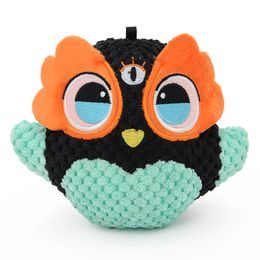 Reedog owl, plush whistling toy, 16 cm