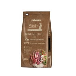 Termin ważności 15.7. 2026: Fitmin Dog Purity Rice Senior & Light Venison & Lamb 12 kg