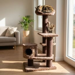 Flamingo Kratzbaum Raisa 1 Braun & Grau