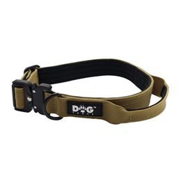 Dogtrace K9 taktický obojek pro psy s rukojetí, khaki