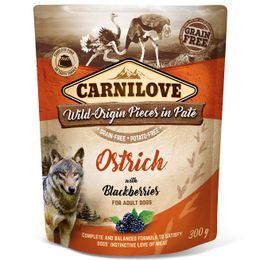 Carnilove Pouch para Perros Paté de Avestruz con Moras 300 g