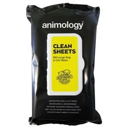 Animology Clean Sheets Cleaning Wipes, 100 pcs