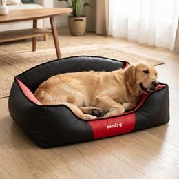 Hundebett Reedog Black & Red Sofa