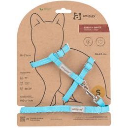 Amiplay Katzengeschirr mit Leine Samba Türkis