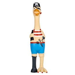 Reedog Duck Pirate, latex sípoló játék, 23 cm