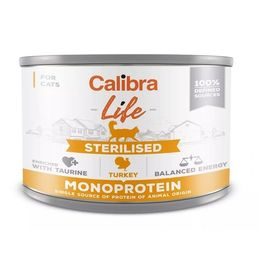 Calibra Cat Life conservă pentru pisici sterilizate cu Curcan (monoproteină) 200 g