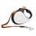 Reedog Senza Premium Self Retracting Leash S 15kg / 5m tape / white with orange