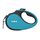 Reedog Senza Premium retractable dog leash L 50kg / 5m tape / turquoise
