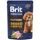 Brit Premium Dog Frischebeutel Fillets in Gravy Chicken & Green Peas 85 g