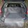 Car trunk cover for dogs - gray