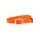 Orange plastic collar, 15 mm x 70 cm