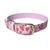 Reedog Halsband rosa Herzen BioThane