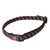 Rubber collar 18 mm black-orange