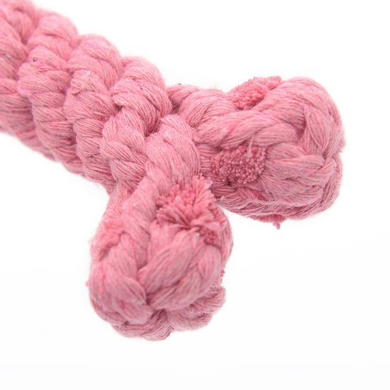 Reedog Knochen rosa, Baumwollspielzeug, 19 cm