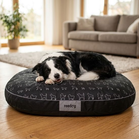 Reedog Matrace Round Black Dog