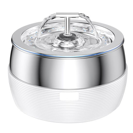 Petwant PWS 107 stilvoller Trinkbrunnen für Haustiere