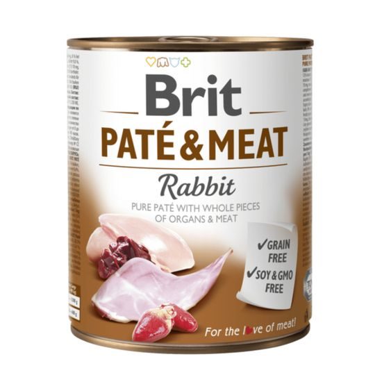 Brit Paté & Meat Conejo 800 g