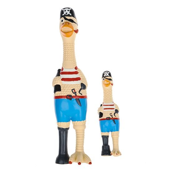 Reedog Duck Pirat, Quietschspielzeug aus Latex, 23 cm