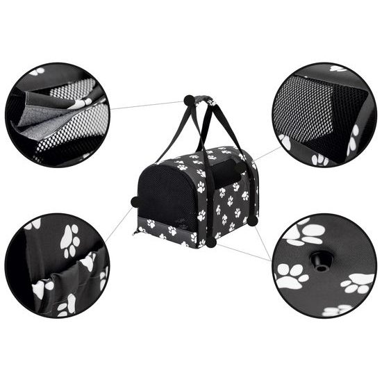 Bolsa de transporte Reedog Tube Grafito con huellas