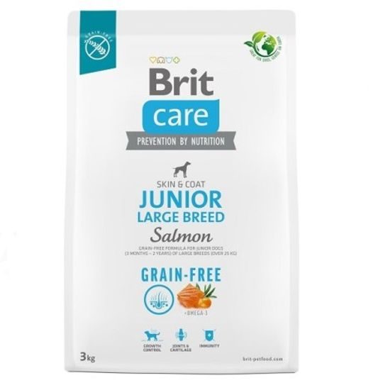 Brit Care Dog Grain-free Junior Large Breed Salmon 3 kg