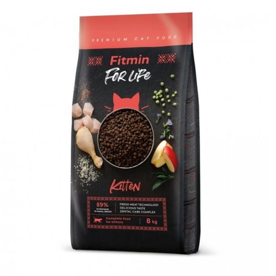 Termin ważności 4.6. 2026: Fitmin Cat For Life Kitten 8 kg