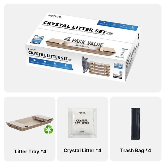 Ersatzkristallstreu für PUROBOT CRYSTAL DUO – 4 Stück