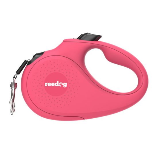 Reedog Senza Basic samonavíjecí vodítko L 50kg / 5m páska / růžové