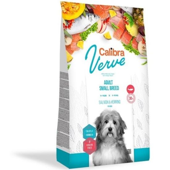 Calibra Dog Verve GF Adult Pequeño Salmón & Arenque 1,2 kg