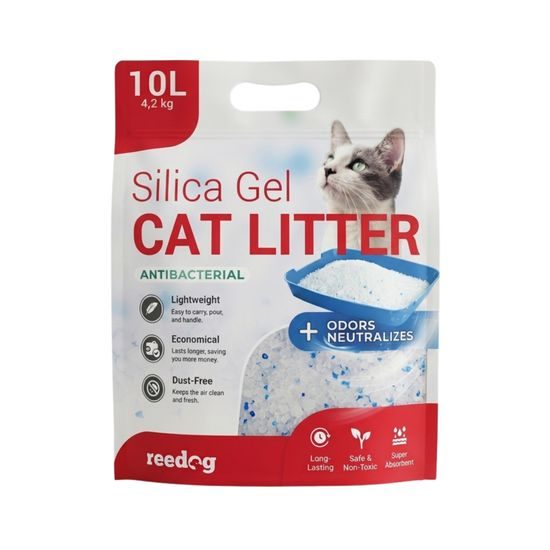Reedog Katzenstreu Silica 10 l / 4,2 kg